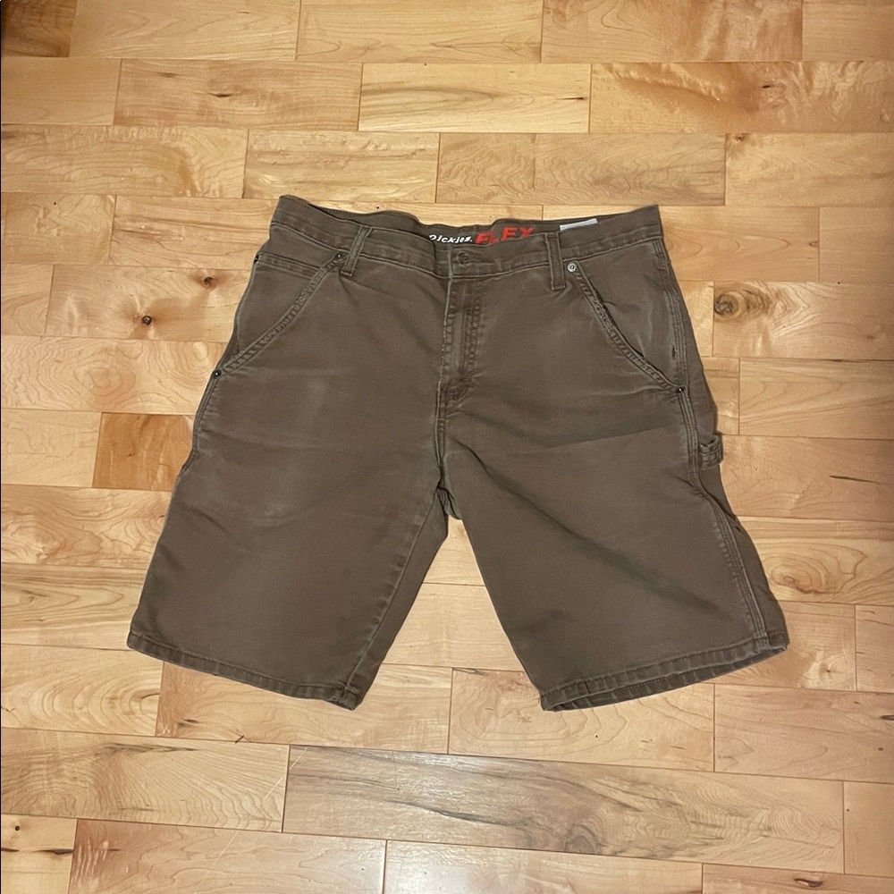 Dickies Flex Men's Carpenter Shorts Size 32 Brown